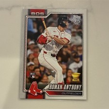 Topps 2026 Series 1 Roman Anthony #189 Rookie Player Number Variation Red Sox
