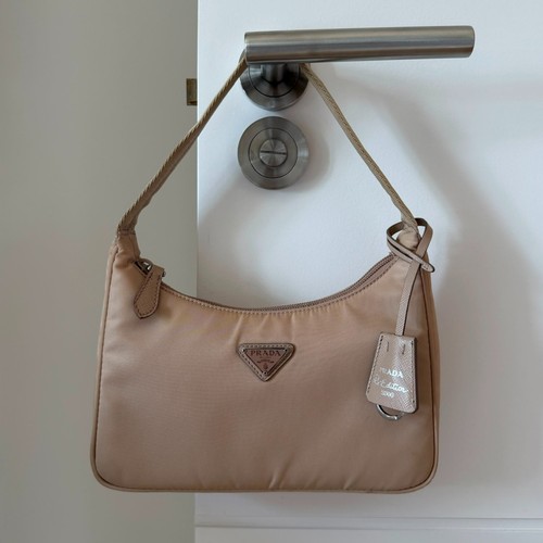 Prada Nylon Re-Edition 2000 Mini bag Desert Beige