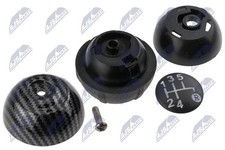 NTY Schaltknauf 5-Gang Schalthebelknauf carbonSchwarz für FIAT 500 (312)