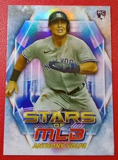 Anthony Volpe RC Stars Of MLB 2023 Topps #SMLB-86 New York Yankees Rookie Card