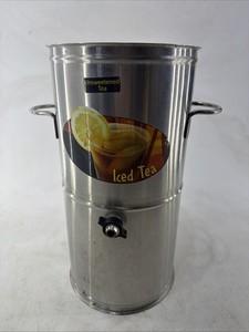 Newco Commercial Stainless 3 gallon Iced Tea Dispenser T-3