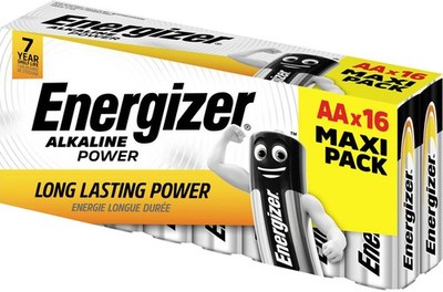 Energizer Batterie Alkaline, Mignon, AA, LR06, 1.5V Alkaline Power, Retail Blist