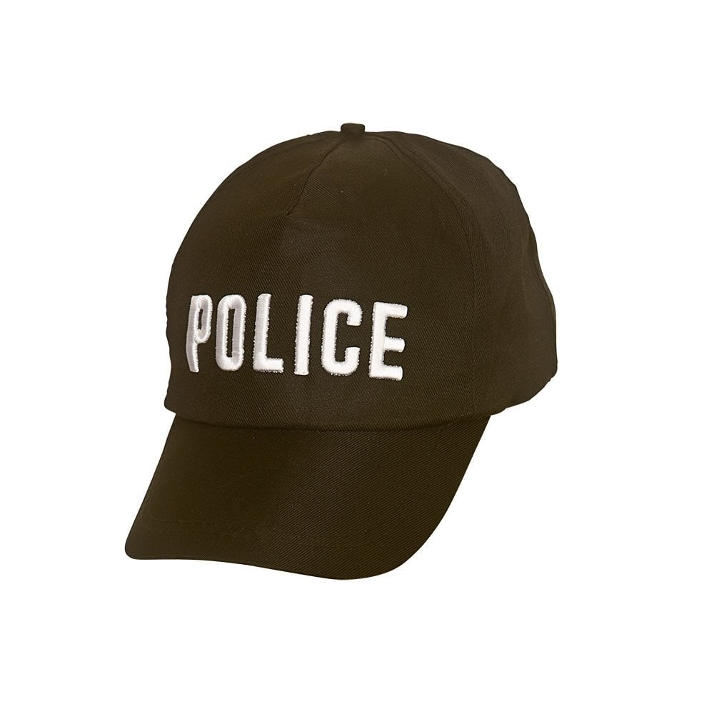 Adult POLICE Baseball Cap Mens Womens Cop Officer Stag Hen Party Fancy Dress