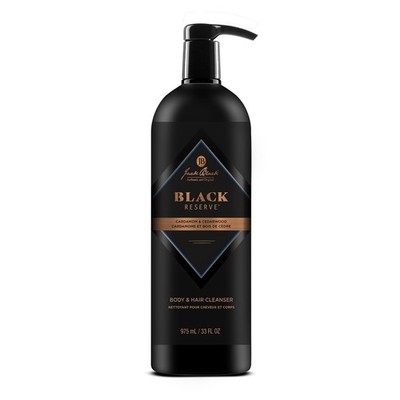 Jack Black - Reserve Body & Hair Cleanser, 33 Fl Oz (Pack of 1), black 
