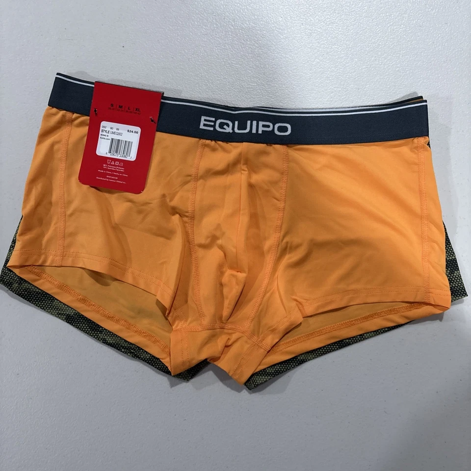 2 упаковки Equipo бразильский сундук краткое белье из микрофибры эластичной мужской зеленый XL - Изображение 4 из 4