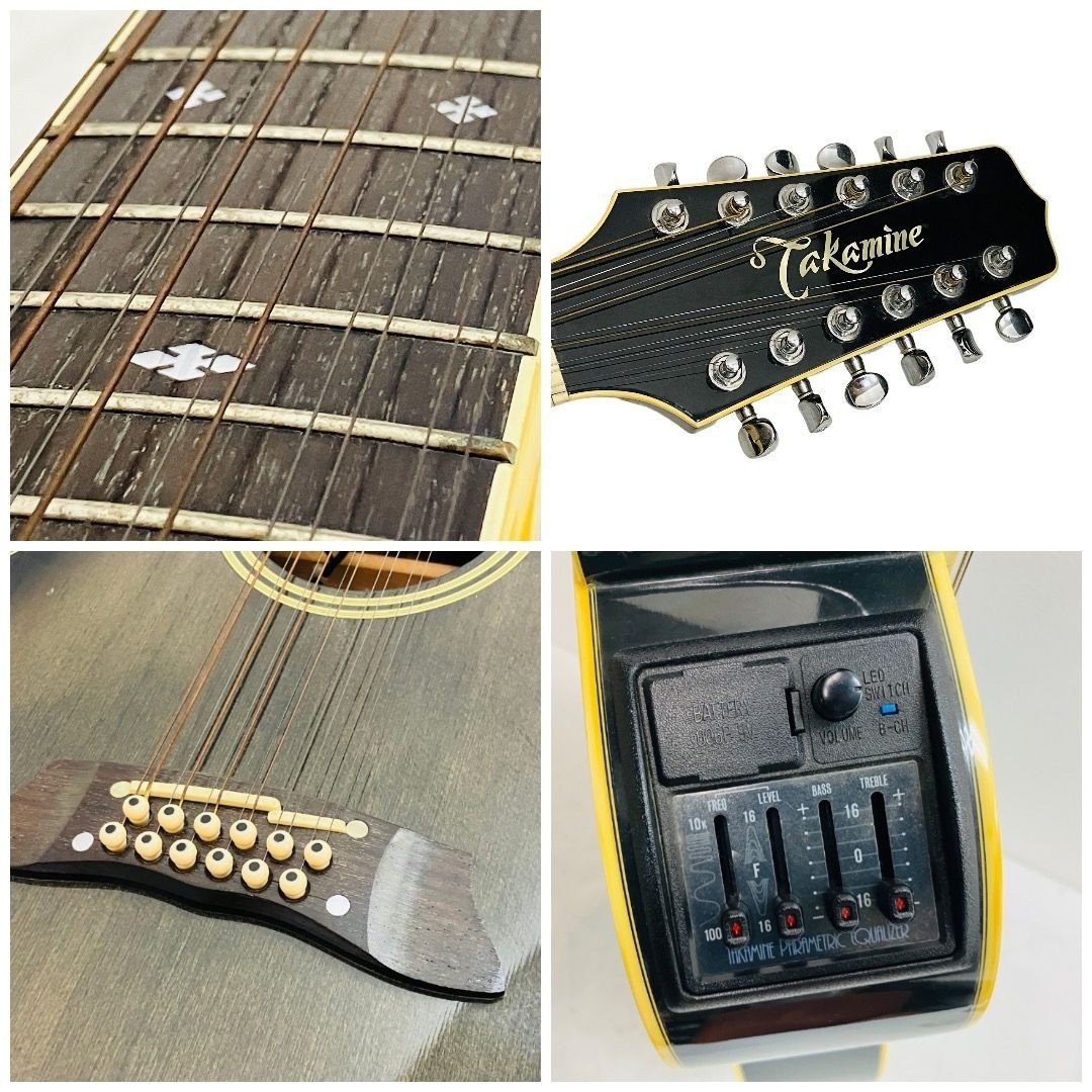 Used Takamine NPT110-12 12-string electric acoustic guitar from