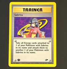 WotC Sabrina Gym Challenge 110/132 Regular Rare 1st Edition Trainer Eng 2000 on eBay