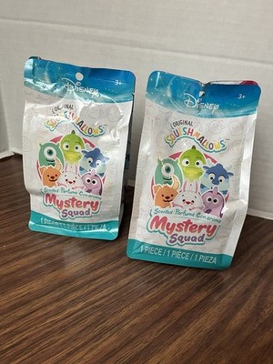 Set Of 2 Squishmallows Plush Disney Scented Blind Mystery Bag 5'' Inch