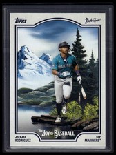 2025 Topps x Bob Ross: The Joy of Baseball #45 Julio Rodríguez