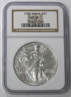 1997 MS-69 AMERICAN SILVER EAGLE, NGC GRADED BEAUTY, SEE PICTURES