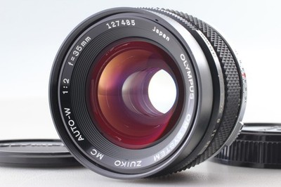 [Near MINT] Olympus OM-System Zuiko MC Auto-W 35mm f/2 Wide MF Lens From JAPAN