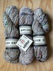 🍶🧶 3 hanks NORO Madara YARN Sake 01 BRAND NEW Wool Silk Alpaca Neutral RARE!!