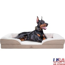 Orthopedic Dog Bed Sofa Waterproof Non Skid Easy Clean Removable Cover New