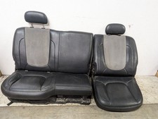 Quad Cab Black Leather Rear Seat Fits 02 03 04 05 Dodge Ram 1500 Quad Cab Black Leather Rear Seat Fits 02 03 04 05 Dodge Ram 1500