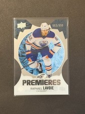 Raphael Lavoie 2023-24 Upper Deck Ice Ice Premieres Rookie Card # 164 663/999. rookie card picture
