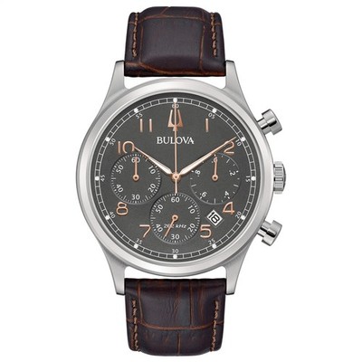 Bulova Herrenuhr Crono High Precision Stahl 96B356