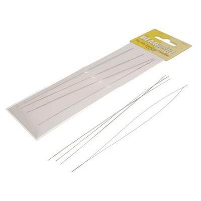 The Beadsmith Big Eye Beading Needles, 5 inches, 4 5'' Long - 4 Steel 