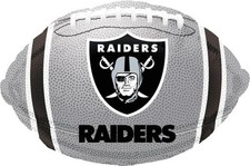 Las Vegas Raiders NFL Pro Football Sports Party Decoration 18" Mylar Balloon