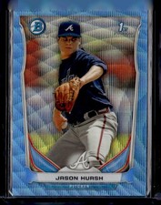 2014 Bowman #BCP1 Jason Hursh Chrome Prospects Blue Wave Refractors
