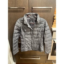 prAna women's gray puffer jacket women's small