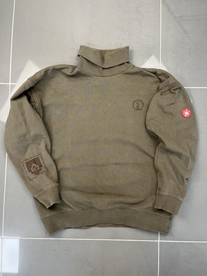 Cav Empt C.E Rollkragen Sweatshirt Olive Made in Japan Gr. S Rare Archive