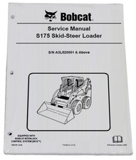 Bobcat S175 Skid Steer Loader Service Manual Shop Repair Book 2 Part # 6987035