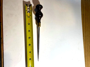 Scratch Awl Tool, Cocobolo Handle, Brass, & A2 Steel