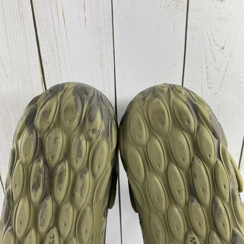 Merrell Hydro Moc grün Tarnmuster Slipper Riemen Schuhe Herren Größe 11 Freizeit Clogs - Bild 13 von 14