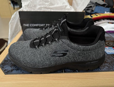 SKECHERS Sport Herren Sneaker Gr. 45 Grau/Sch...
