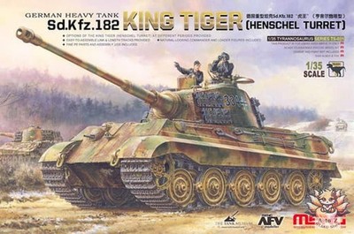 MENG Model 1/35 German King Tiger Henschel Turret [TS-031] Plastic Model
