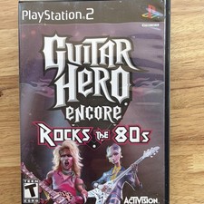 Activision Guitar Hero Encore: Rocks the 80s PS2 Complete Manual Lyrics T