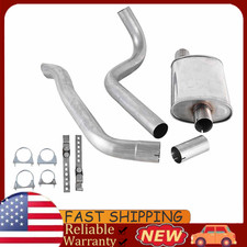 For 1984-01 Jeep Cherokee Xj 4.0l 2.5 Aluminized Exhaust Kit Muffler Rear Exit For 1984-01 Jeep Cherokee Xj 4.0l 2.5 Aluminized Exhaust Kit Muffler Rear Exit