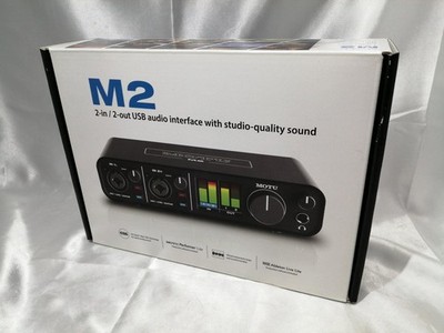 MOTU M2 Audio Interface USB ESS SABRE DAC Low Latency High-Resolution Sound