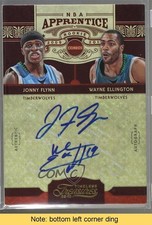 2009-10 Timeless Treasures 1/25 Jonny Flynn Wayne Ellington #5 Auto READ e3t