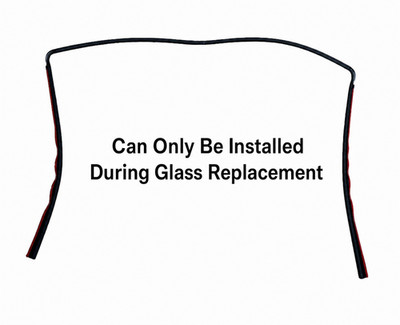 Front Upper Windshield Reveal Molding For 2008-2013 BMW M3 (Convertible)