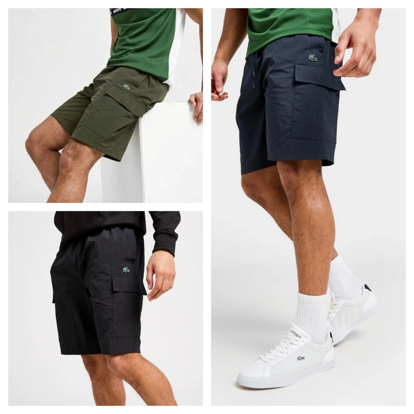LACOSTE MEN'S WOVEN CARGO SHORTS SWIM 4 COLOURS ALL SIZE S-XXL RRP £70
Opens in a new window or tab