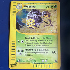 Pokemon TCG Weezing 32/165 Expedition Base Set Holo Rare English 2002 80 HP on eBay