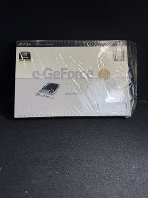 Nvidia Geforce 6200 LE Graphics PCI-E Video Card 256MB OPEN BOX SEALED IN WRAPPE