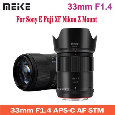 Meike 33mm F1.4 Auto Focus Large Aperture Portrait Lens Fr Sony E Fuji X Nikon Z