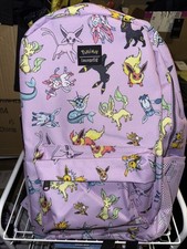 NUEVO CON ETIQUETAS RARO 2020 LOUNGEFLY POKEMON eevee evolutions EEVEELUTIONS MOCHILA púrpura