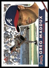 Greg Maddux 2001 Fleer Tradition #210 Atlanta Braves FREE SHIPPING AutographDen