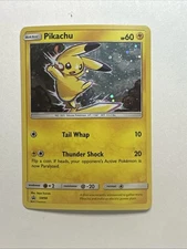 Pikachu SM98 Cosmos Holo Black Star Promo Pokemon Card Rare Sun & Moon 2017