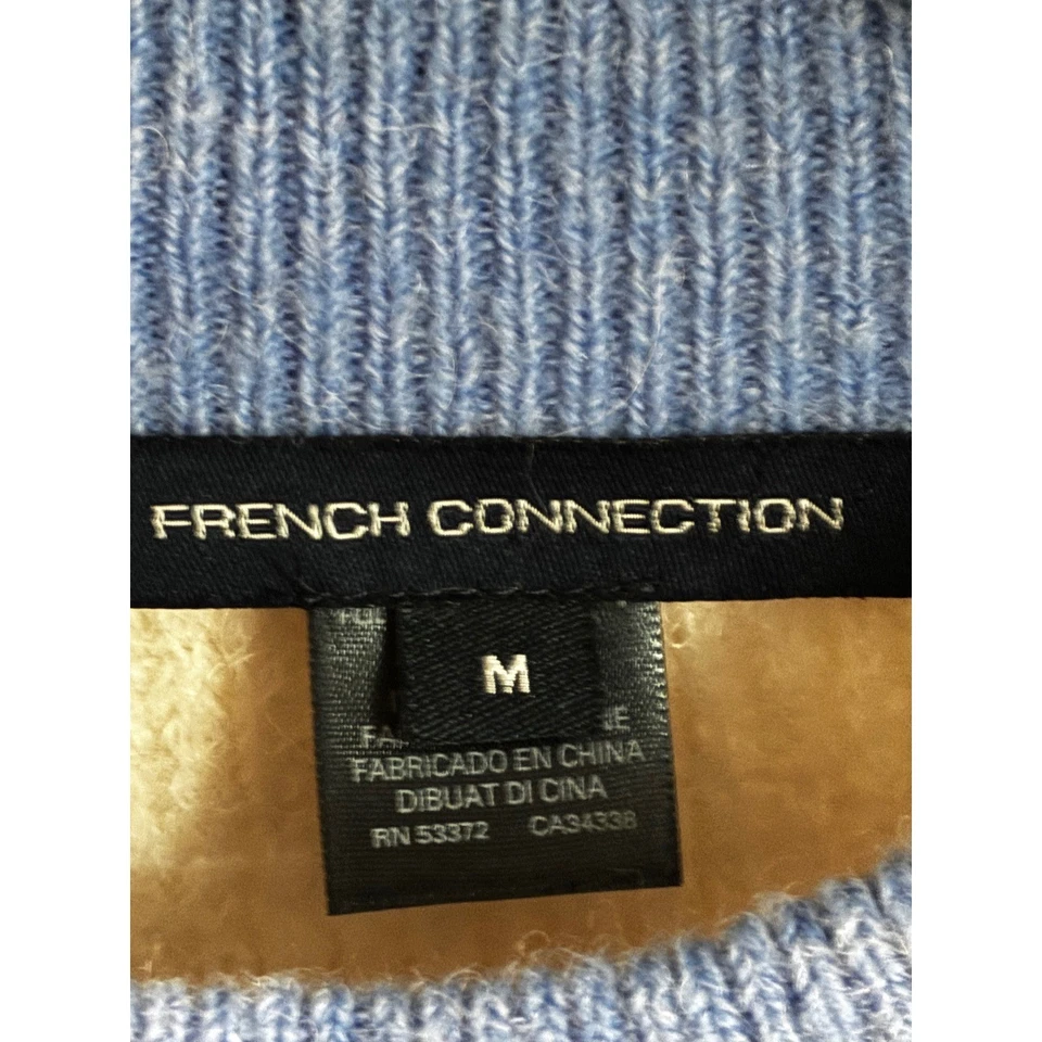 French Connection Neya Fair-Isle 3/4-Sleeve Knit Sweater Dress M - Image 2 of 4