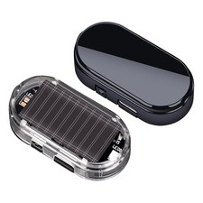 Car Alarm Warning Solar Flash LED Light Fake Security System Anti-theft Signal