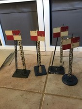 HORNBY ÉCHELLE 0 : LOT 4 PANNEAUX DE SIGNALISATION