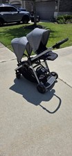 Graco Ready2grow LX 2.0 Double Stroller - Features Bench Seat and Standing Plat
