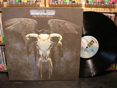 Eagles ‎– One Of These Nights ~  Vintage LP Embossed textured top-loader cover
