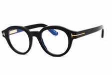 NEW Tom Ford FT6037-B-001 Eyeglasses 49mm 100 Authentic