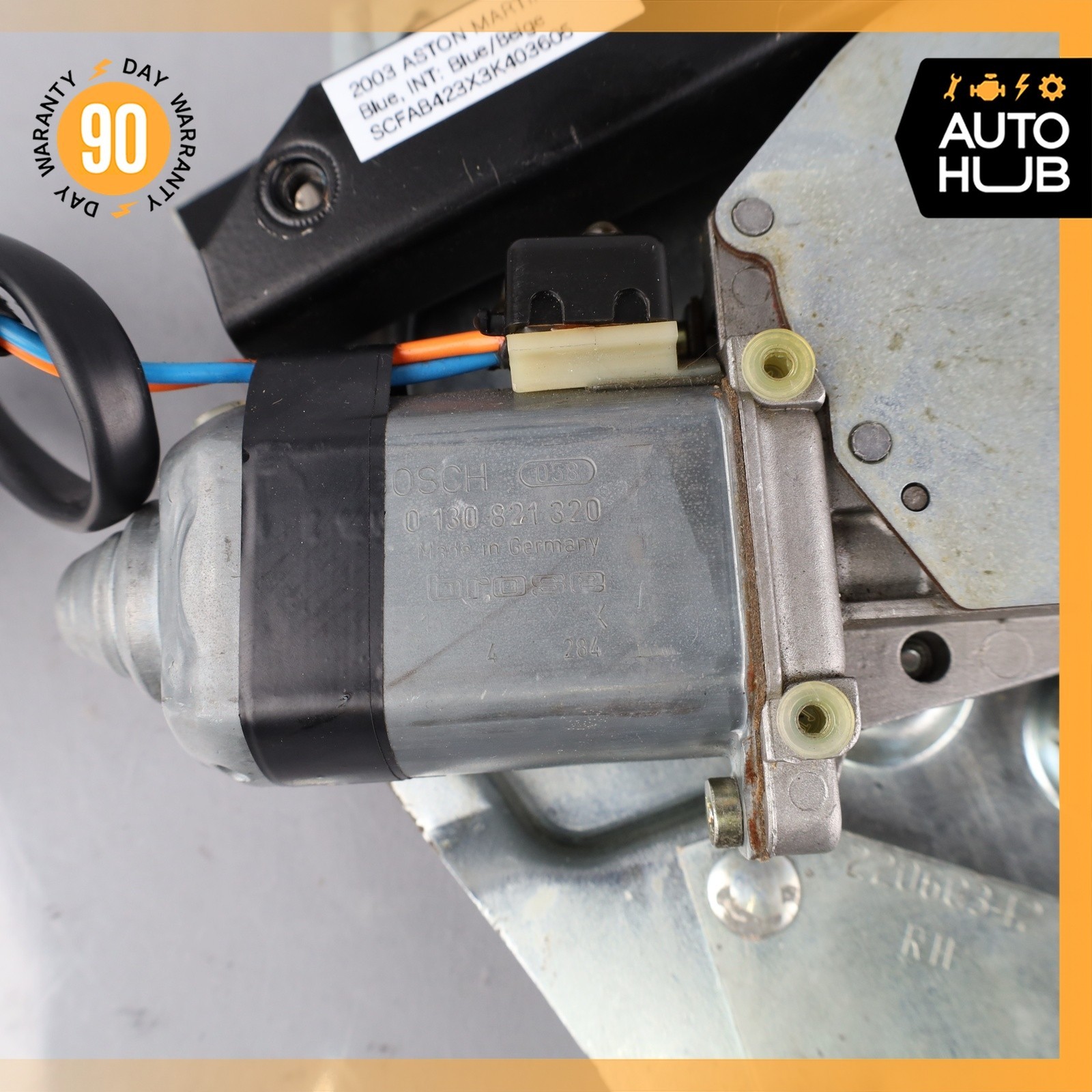 00-04 Aston Martin DB7 Vantage Rear Right Door Window Regulator Motor OEM 38k