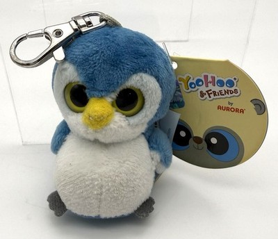 NWT Aurora Yoohoo & Friends  Kookee  the Penguin Keychain Clip Mini Plush Toy